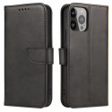 Pokrowiec etui z klapką i portfelem do Xiaomi Redmi Note 12 Pro / Poco X5 Pro 5G Magnet Case czarne