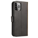 Pokrowiec etui z klapką i portfelem do Xiaomi Redmi Note 12 Pro / Poco X5 Pro 5G Magnet Case czarne