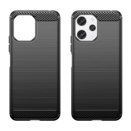 Elastyczne etui pokrowiec wzór karbon do Xiaomi Redmi 12 Carbon Case czarne