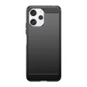 Elastyczne etui pokrowiec wzór karbon do Xiaomi Redmi 12 Carbon Case czarne