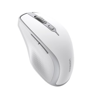 Ergonomiczna bezprzewodowa mysz myszka do komputera MU101 Bluetooth 2.4 GHz biała