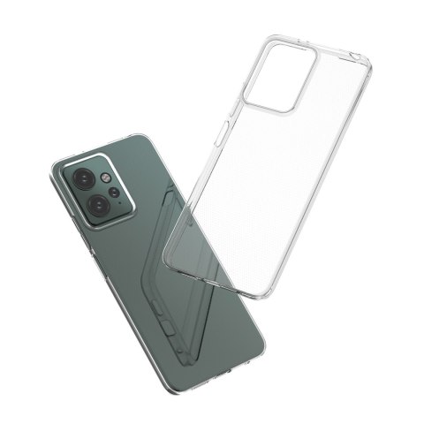 Etui silikonowe pokrowies do Xiaomi Redmi 12 Ultra Clear przezroczyste