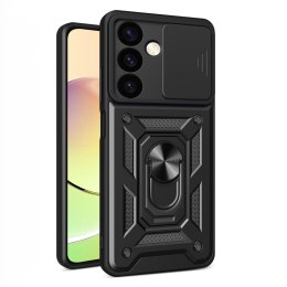 Etui z osłoną na aparat do Samsung Galaxy S24 Hybrid Armor Camshield czarne