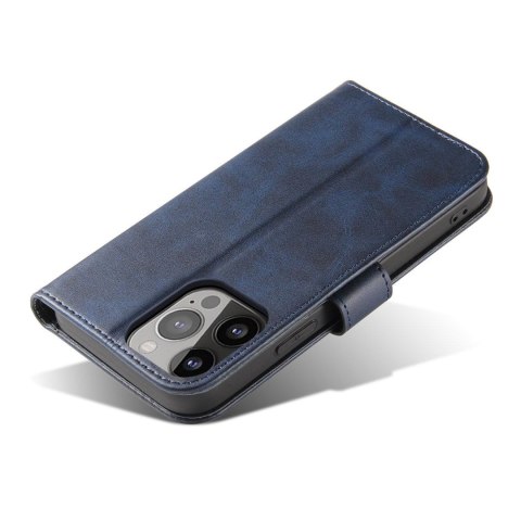 Pokrowiec etui z klapką i portfelem do Samsung S24 Plus Magnet Case niebieskie