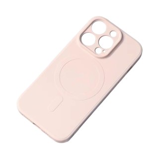 Silikonowe etui z MagSafe do iPhone 15 Pro Silicone Case różowe