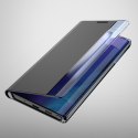 Etui pokrowiec do Samsung S24 z magnetyczą klapką New Sleep View Case czarne