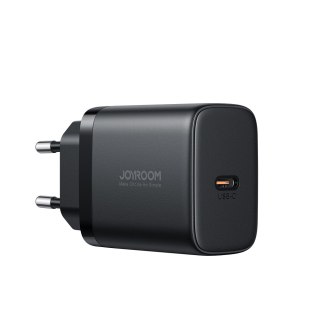 Szybka mała ładowarka sieciowa USB-C 25W + kabel USB-C 1m czarna