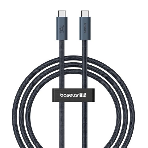 Kabel przewód USB-C - USB-C 240W PD 8K 60Hz 40Gb/s 1m czarny