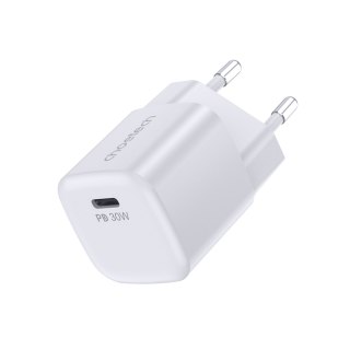 Ładowarka sieciowa GaN USB-C PD 30W biała