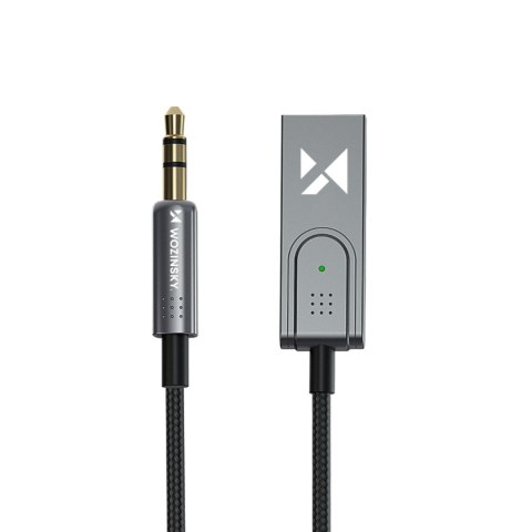 Adapter audio z odbiornikiem Bluetooth 5.3 i złączem AUX miniJack 3.5 mm i USB-A