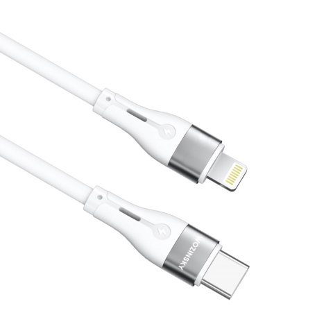 Kabel przewód do iPhone USB-C - Lightning PD 27W 2m biały