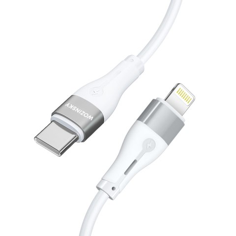 Kabel przewód do iPhone USB-C - Lightning PD 27W 2m biały