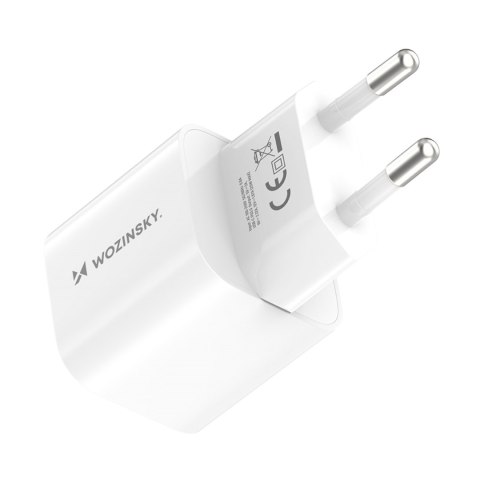 Ładowarka sieciowa 100-240V PD USB-C 20W biała