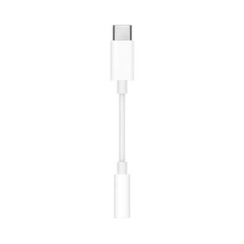 Oryginalny adapter audio Apple USB-C - mini jack 3.5mm biały