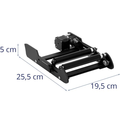 Rolka przystawka obrotowa do grawerki laserowej zakres 3-200 mm