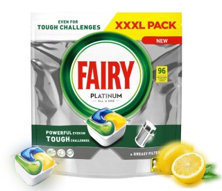 FAIRY Kapsułki Do Zmywarki Platinum All in One Lemon 96 szt.