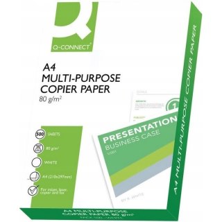 Papier ksero Q-Connect A4/80g (500) alternatywa POL LUX, POLLUX