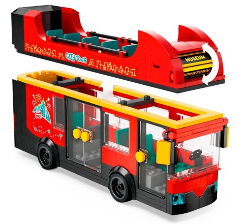 60407 - LEGO City - Czerwony, piętrowy autokar