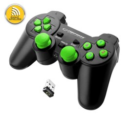 EGG108G Gamepad bezprzewodowy PC/PS3 USB Gladiator czarno-zielony