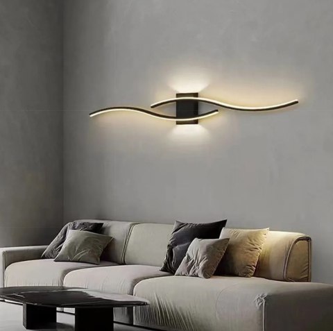 ZD149A Lampa scienna kinkiet czarny 60cm day light