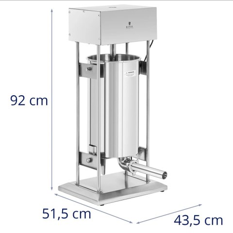Nadziewarka do kiełbas elektryczna pionowa 4 lejki 25 l 350 W