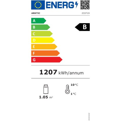 Witryna chłodnicza ekspozycyjna 160L 2 półki ARKTIC Hendi 233719