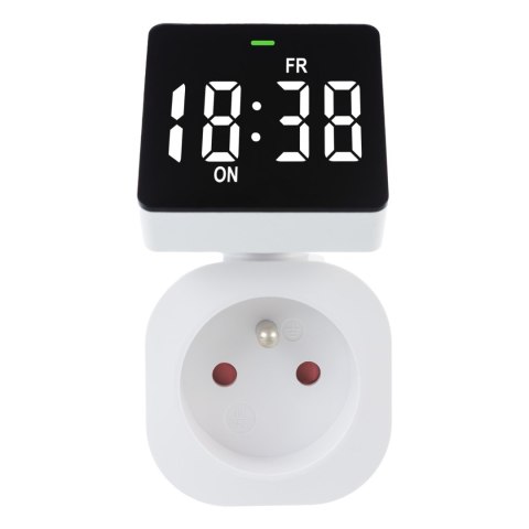 Włącznik czasowy - timer cyfrowy GreenBlue, max. obciążenie 16A, IP20, GB610 E