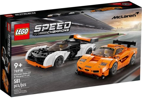 76918 - LEGO Speed Champions - McLaren Solus GT i McLaren F1 LM