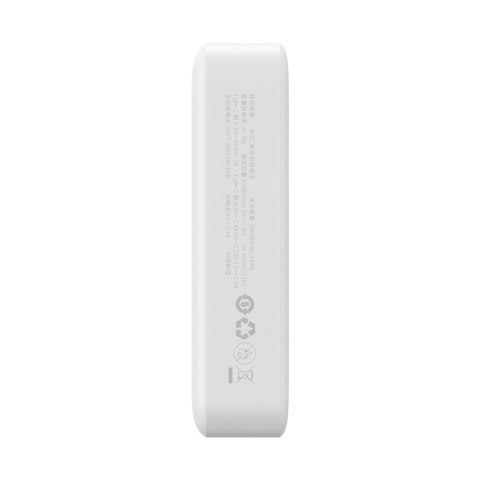 Powerbank Magnetic Mini 20000 mAh 20W + kabel USB-C biały