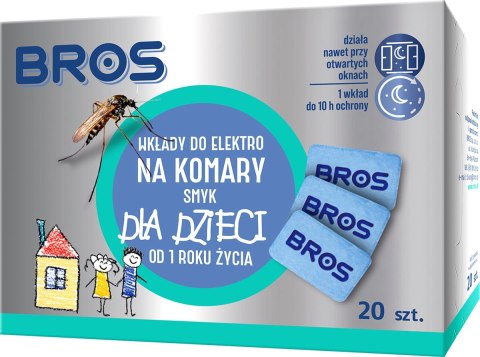 BROS - wkłady do elektro na komary SMYK 20szt