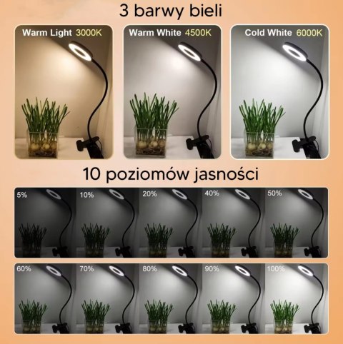 ZD67F Lampa pierścieniowa do selfie uchwyt