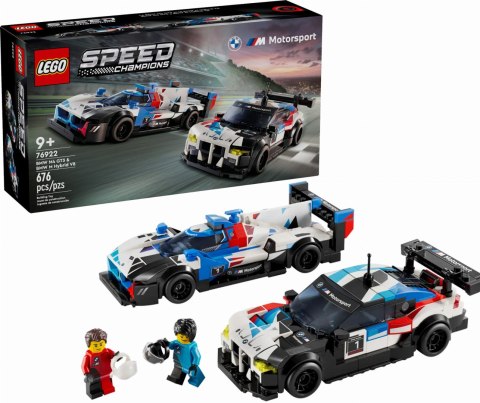 76922 - LEGO Speed Champions - Samochody wyścigowe BMW M4 GT3 & BMW M Hybrid V8