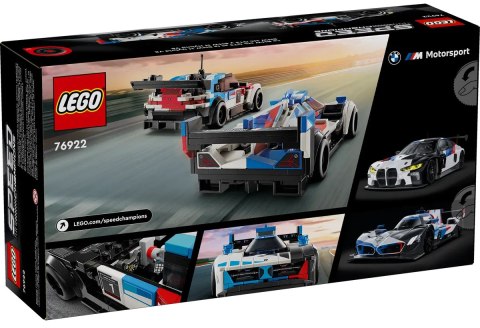 76922 - LEGO Speed Champions - Samochody wyścigowe BMW M4 GT3 & BMW M Hybrid V8