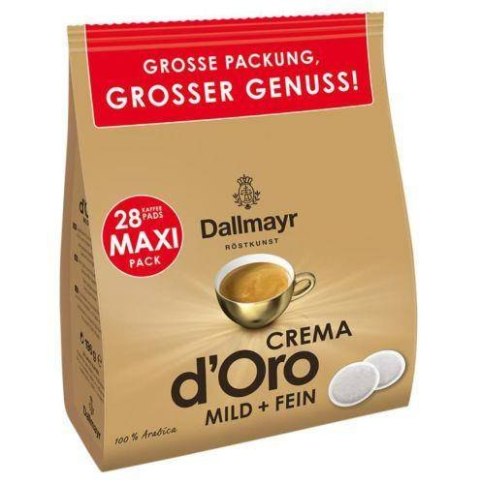 Dallmayr Crema d'Oro Mild&Fein Kawa w Padach 28 szt.