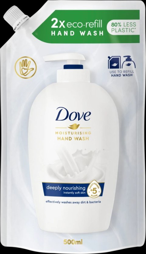 Dove Moisturising Mydło w Płynie Worek 500 ml