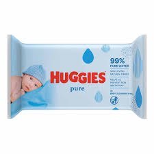 Huggies Pure Chusteczki Nawilżone 56 szt.