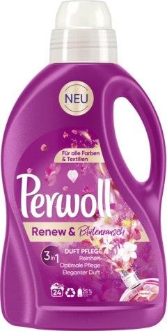 Perwoll Renew & Blütenrausch Color Żel do Prania 24 prania