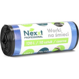 Worki na śmieci Nexxt 120L LDPE czarne (10)