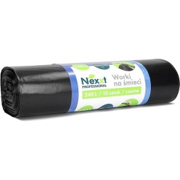 Worki na śmieci Nexxt 240L LDPE czarne (10)