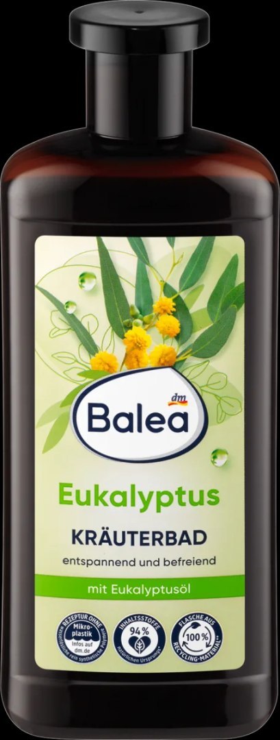 Balea Eukaliptus Płyn do Kąpieli Ziołowej 500 ml