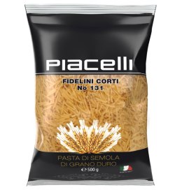 Piacelli Fidelini Corti nr 131 Makaron z Semoliny 500 g