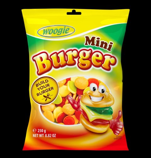 Woogie Mini Burger Żelki 250 g