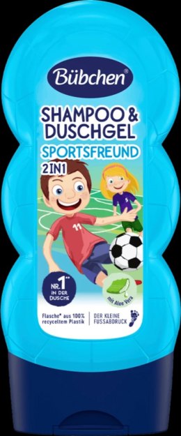 Bübchen Kids 2 w 1 Sportsfreund Szampon i Żel pod Prysznic 230 ml