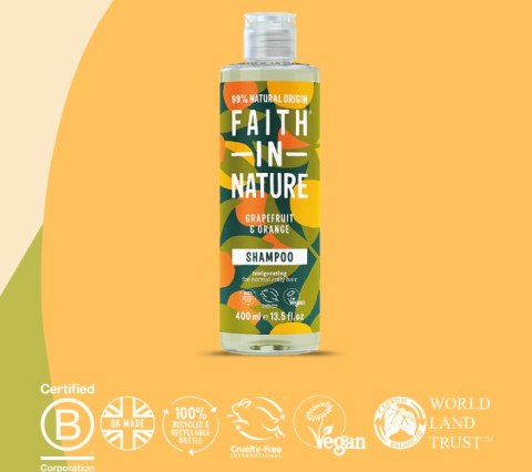 Faith In Nature Grapefruit & Orange Szampon do Włosów 400 ml