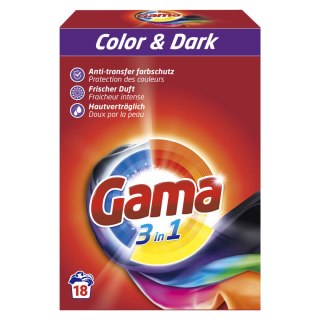 Gama Color & Dark Proszek do Prania 18 prań