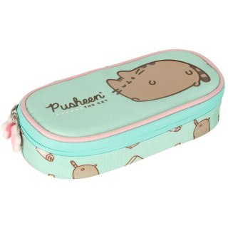 Piórnik szkolny usztywniany saszetka z klapką Pusheen Mint