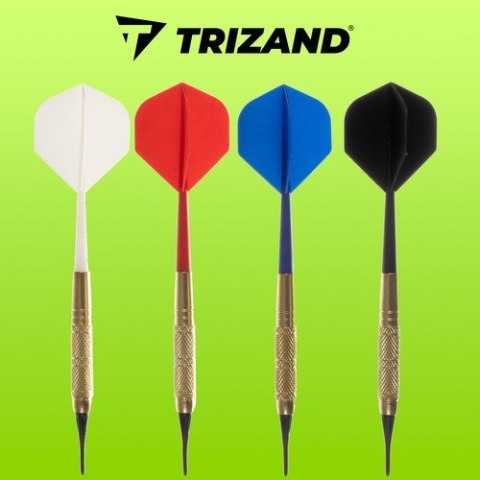 Rzutki dart zestaw 12szt + groty Trizand 21658