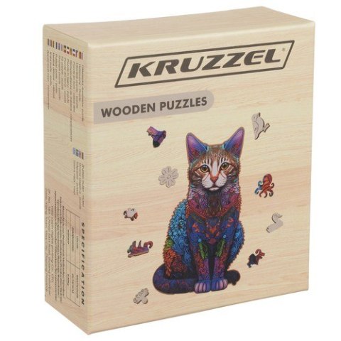 Układanka drewniana- puzzle Kruzzel 22878