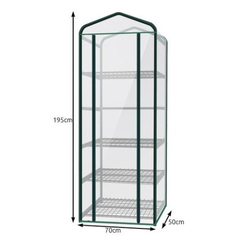 Szklarnia foliowa mini - 5 półek 23359