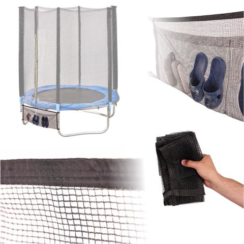 Torba siatka dolna do trampoliny organizer na buty klucze telefonersalna 110cm